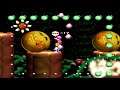 Walkthrough FR l Yoshi Story l Partie 4-3 : Forêt Carnivore (ALL MELONS + ALL HEARTS)