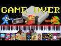 50 NES "Game Over" Themes on Piano