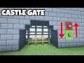Easy Castle Gate Tutorial in Minecraft!!