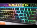 Gamakay MK61 Hot swappable Mechanical Keyboard From Banggood!