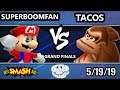 GOML 2019 SSB64 - SuPeRbOoMfAn (Mario, Yoshi) Vs. tacos (DK, Yoshi) Smash 64 Tournament Grand Finals