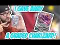 I Gave Away a GRADED CHARIZARD! | Eternatus VMAX Deck Profile | PTCGO