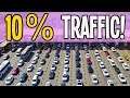 IMPOSSIBLE 10% Traffic Flow Blows my MIND in Cities Skylines!