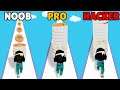 NOOB vs PRO vs HACKER in Stack Candy Challenge