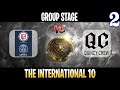 PSG.LGD vs Quincy Crew Game 2 | Bo2 | Group Stage The International 10 2021 TI10 | DOTA 2 LIVE