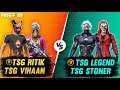 TSG RITIK & VIHAAN VS TSG LEGEND & STONER | 2 VS 2 CLASH SQUAD GAMEPLAY - GARENA FREE FIRE