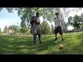 360 bocce ball 2nd game Lucster vs Singh