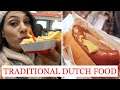 DUTCH FOOD in Amsterdam you MUST try (TRADITIONAL) | TRAVEL VLOG IV