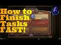 Hearthstone Mercenaries: How to Finish Tasks FAST!
