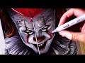 Let's Draw PENNYWISE - IT CHAPTER TWO - FAN ART FRIDAY