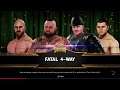 WWE 2K20 Aleister Black VS Chris Jericho,Cesaro,Humberto Carrillo Fatal 4-Way Match