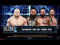 Brock Lesnar VS Roman Reigns & The Usos | One On Three Handicap Match | WWE 2K19 Gameplay