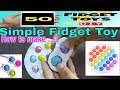 How to make a paper cube fidget toy | Pop it fidget toy | viral fidget toys|Simple fidget toy