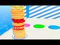 Pancake Run Gameplay All Levels iOS,Android Mobile Game #Shorts