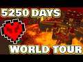 5250 Days Hardcore Minecraft - World Tour