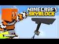 BUILDING A GIANT MOB SPAWNER IN THE SKY FOR XP AND LOOT! (Minecraft Skyblock #5 LIVE 🔴)