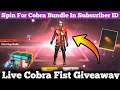 Cobra Fist Live Giveaway | How To Get Cobra Bundle In 500 Diamonds | Cobra Ascensions Is Back