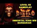 Diablo 2 Resurrected Alpha - Level 99 IMMORTAL KING BARBARIAN - Andariel / CLAW VIPER TEMP /PLR 8