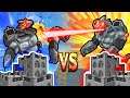 MechaGodzilla vs MechaGodzilla BASE DEFENSE Challenge! (Minecraft)