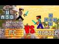 Minecraft: JOGADOR DE PC vs JOGADOR DE CELULAR !!