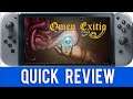 Omen Exitio: Plague - Quick Review FULL GAME & SPOILERS - Nintendo Switch