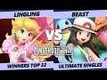 Smashadelphia 2019 SSBU - LingLing (Peach) Vs. BBM | Beast (PT) Smash Ultimate Tournament W. Top 32
