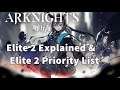 Arknights Elite 2 Promotion Explained & Elite 2 Priority for Operators