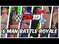 WWE 2K19 PSP, Android/PPSSPP v2.0 Review - 6 Man Battle Royale