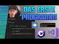 Das ERSTE PROGRAMM in C# (C Sharp) - Programmieren lernen mit C# in Deutsch