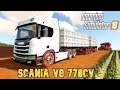 O DESAFIO DA SCANIA V8 | Farming Simulator 2019 | PONTE FUNDA