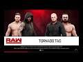 WWE 2K19 Ricochet,The Miz VS Baron Corbin,Drew Mcintyre Tornado Tag Elimination Match