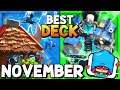 BEST DECK in CLASH ROYALE This Month! (November)