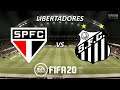 EA Sports™ FIFA 20 ⚽ São Paulo VS Santos 🌎 Libertadores 🏆 GamePlay FIFA 20 PlayStation 4™