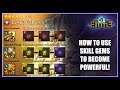 Elune | How To Use Skill Gems - Evolve, Bonus Skills, & More!