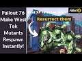 Fallout 76 How to make West Tek mutant respawn! The new secrete of West Tek.