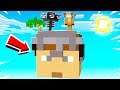 SURVIVING ON A GIANT LOGDOTZIP IN MINECRAFT!