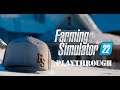 Farming Simulator 22  (PC)- Plowing with GPS Guidance Steering! (Harvest Season pt 5)