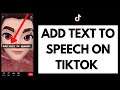 How to Add Text to Speech on TikTok [STEP-BY-STEP] | TikTok Text to Speech