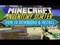 How To Download & Install Inventory Sorter in Minecraft 1.14.4