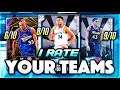 I RATE YOUR TEAMS!! #3 | NBA 2K20 MyTEAM SQUAD BUILDER REVIEWS!!