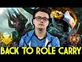 MIRACLE Back to Role Carry in Ranked 2 Games Dota 2
