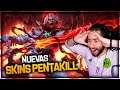 REACCION A LAS NUEVAS SKINS DE PENTAKILL (IN GAME) - League Of Legends