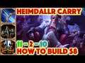 SMITE HOW TO BUILD HEIMDALLR - Valhalla Vic Heimdallr Skin Showcase + Carry Build + Carry Gameplay