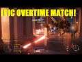 Star Wars Battlefront 2 - EPIC Overtime Theed match! Darth Maul completely carries team!