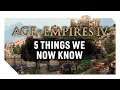 5 Things We Now Know - Age of Empires 4 | Expanded Timeline, Unique Civs, Release Information