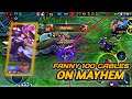 FANNY 100 CABLES ON MAYHEM MOBILE LEGENDS | NEW RECORD !