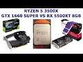 GTX 1660 SUPER VS RX 5500 XT 8GB - RODANDO COM RYZEN 5 3500X (6/6) TESTE EM 10 GAMES COMPETITIVOS