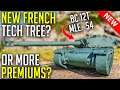 New French Tech Tree or Premium Tanks? | World of Tanks New Bat Chatillon 12t mle 54 and Projet 4-1