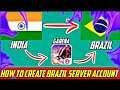 How to change india to Brazil's server in freefire | Free Fire me server change kaise kare