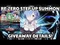Let's Do This Re:Zero Step Up Banner - Giveaway ANNOUNCEMENT: Grand Summoners x Re:Zero